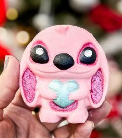 BOMBE DE BAIN - ANGEL AVEC SURPRISE NOUVEAU DESING (CHIEN HAWAÏEN ROSE)